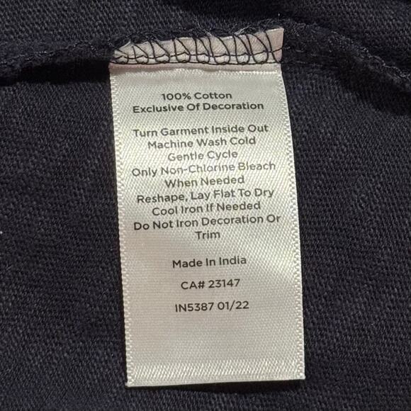 Talbots Top Boho Embellished Paisley Romantic Western Statement Folk Blue Red PS - Picture 4 of 6